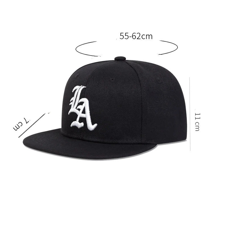 snapback brodé Los Angeles pour un look décontracté
