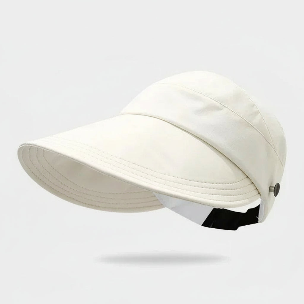 visière féminine pour protection solaire